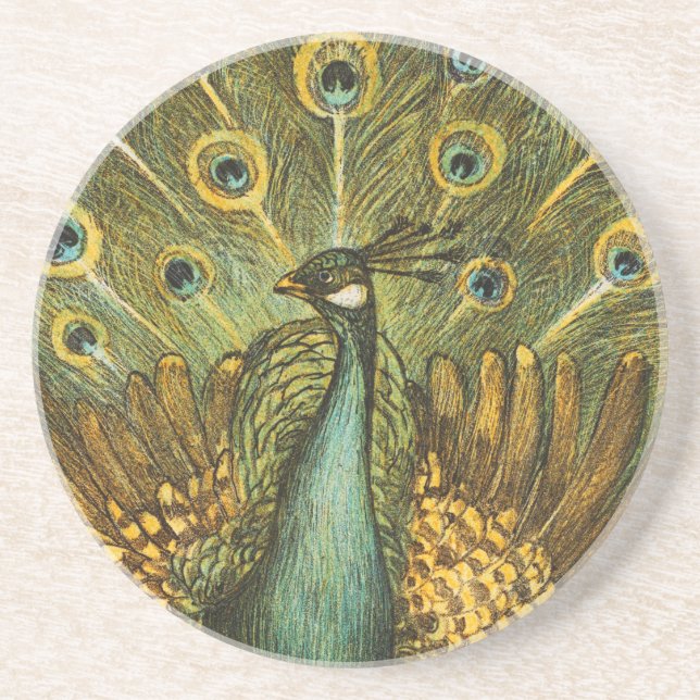 Sandstone Coaster Kippen, Theo van Hoytema (Front)