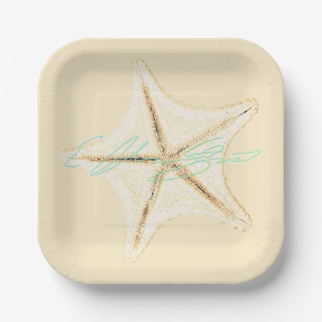 Sandstone Coaster Paper Plates (Front)