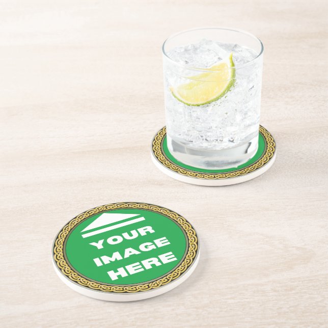 Sandstone Coaster - Personalized - Add Image /Text (Side)