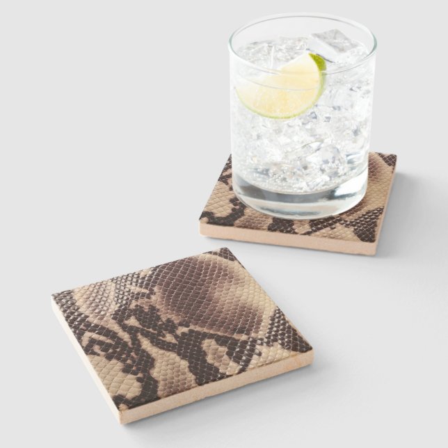 Sandstone Coaster-Snake Skin Stone Coaster (Side)