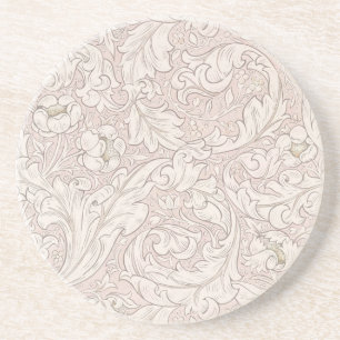 SANDSTONE COASTER : WILLIAM MORRIS : FLORAL DESIGN