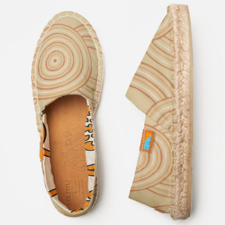 Sandstone Dreamtime River Australian Pattern Espadrilles