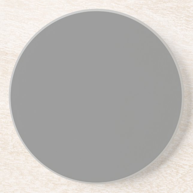 Sandstone Drinks Coaster - Grey (Front)