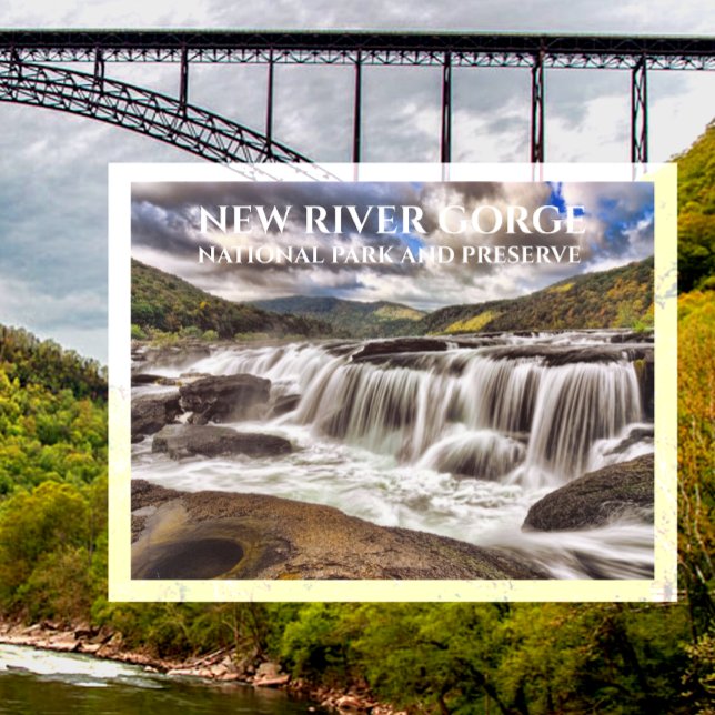 Sandstone Falls, New River Gorge National Park Postcard (Creator Uploaded)