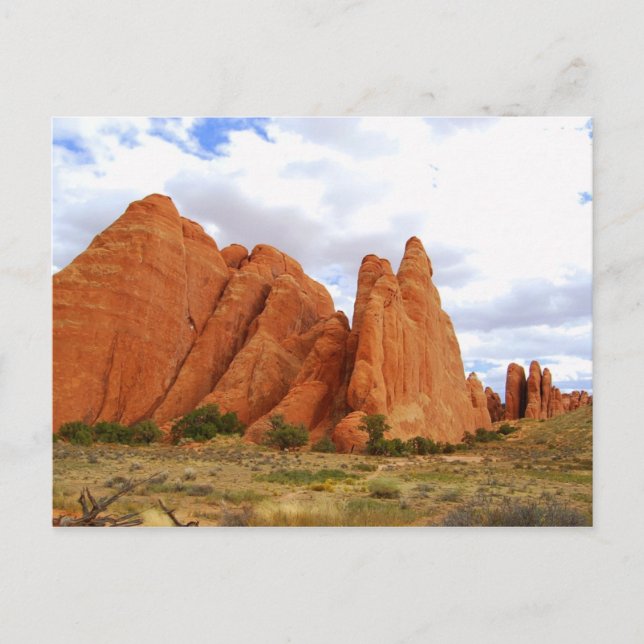 Sandstone Fins, Arches National Park, Utah, Postcard (Front)