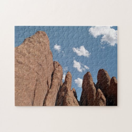 Sandstone Fins Utah Desert Photo Jigsaw Puzzle