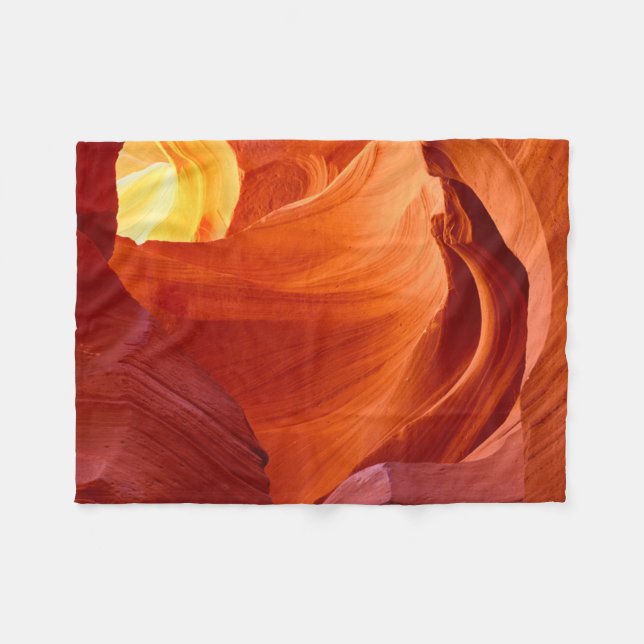 Sandstone Formations Paria Canyon Arizona Fleece Blanket (Front (Horizontal))