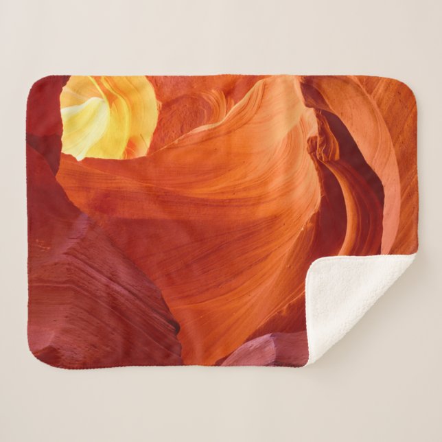 Sandstone Formations Paria Canyon Arizona Sherpa Blanket (Front (Horizontal))