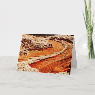 Sandstone Highway, Blank Greeting Card