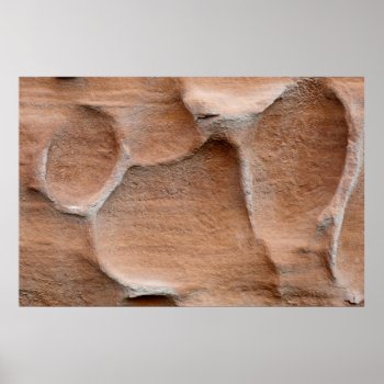 Sandstone Patterns Abstract Photography Fine Art Poster by bluerabbit at Zazzle