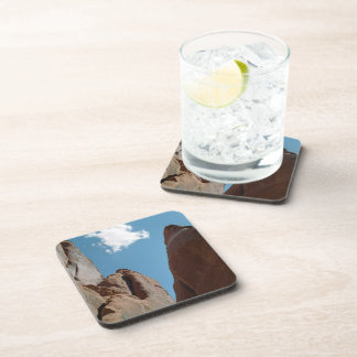 Sandstone Rock Fins Utah Desert Photo Coaster