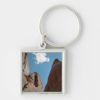 Sandstone Rock Fins Utah Desert Photo Keychain