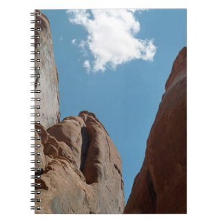 Sandstone Rock Fins Utah Desert Photo Notebook