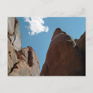 Sandstone Rock Fins Utah Desert Photo Postcard