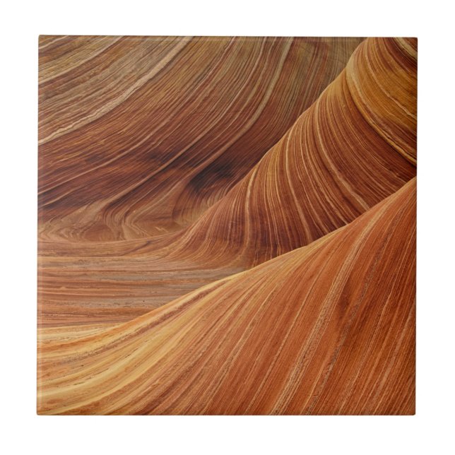 Sandstone Rock Formations Ceramic Tile (Front)