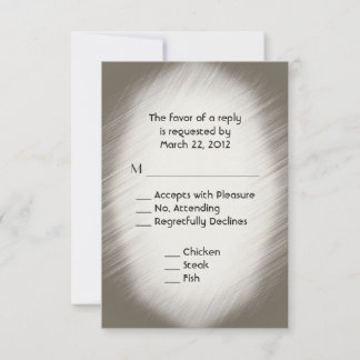 Sandstone RSVP with Menu