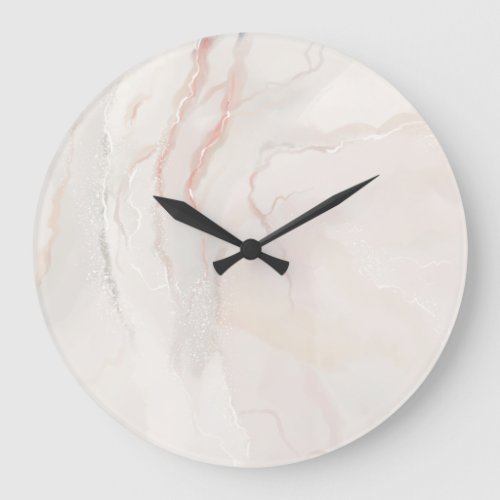 Sandstone Stopwatch Marble_Inspired Precision Large Clock