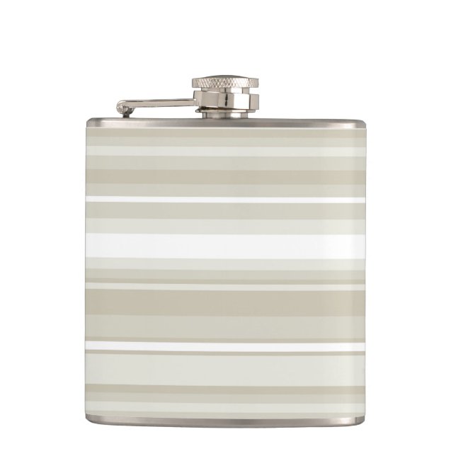 Sandstone stripes hip flask (Front)