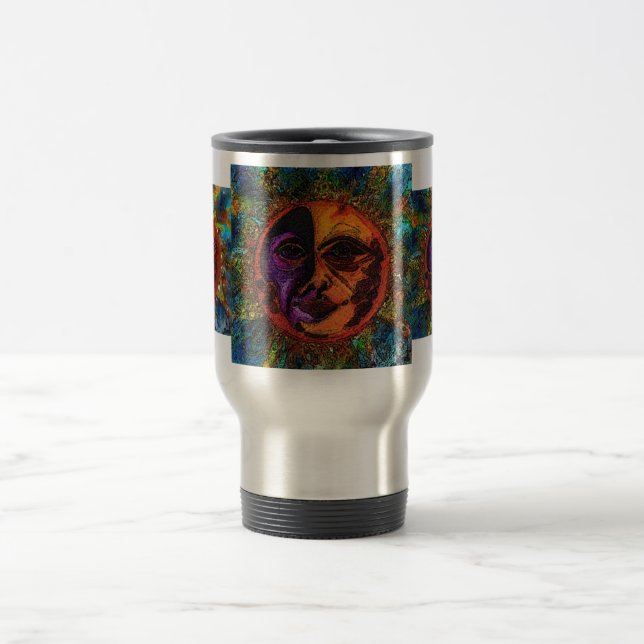 sandstonesun, sunart1, sunmornduality1 travel mug (Center)