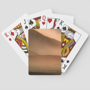 Sandstorm at Mesquite Sand Dunes, Sunset Poker Cards