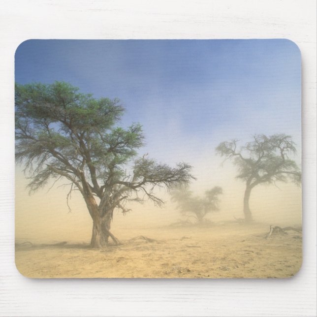 Sandstorm In Kalahari Desert, Kgalagadi Mouse Pad (Front)
