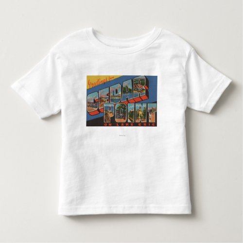 Sandusky Ohio _ Lake Erie _ Cedar Point Toddler T_shirt