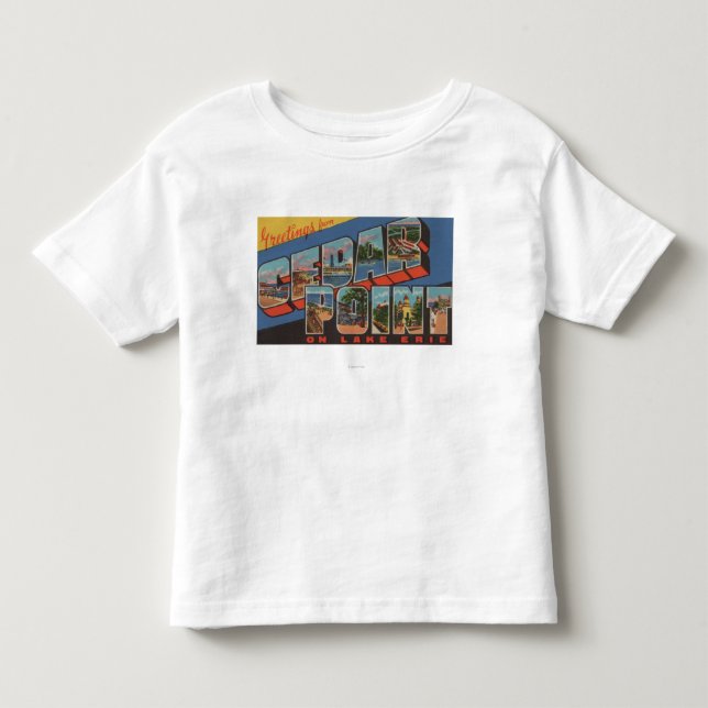 Sandusky, Ohio - Lake Erie - Cedar Point Toddler T-shirt (Front)