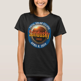 Sandusky Ohio OH Total Solar Eclipse 2024 3 T-Shirt