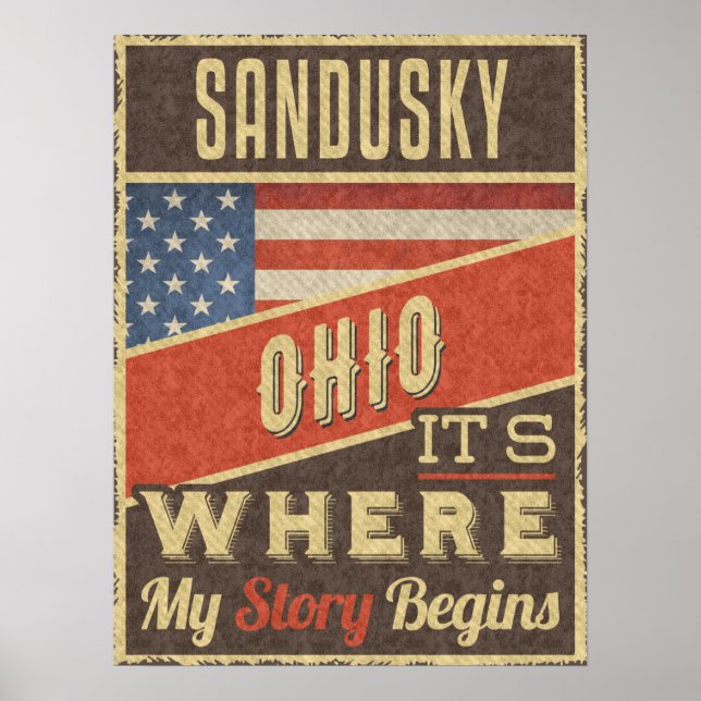 Sandusky Ohio Poster (Front)