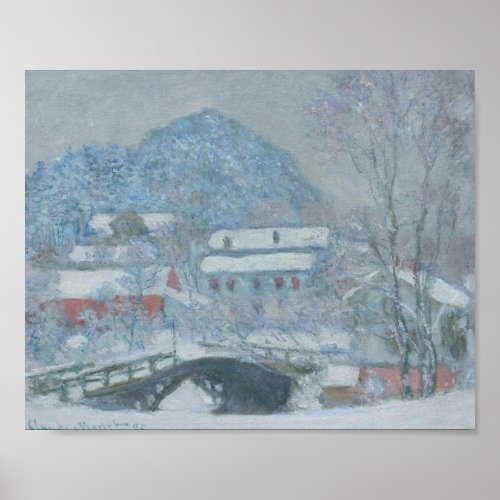Sandviken Norway in the Snow Poster