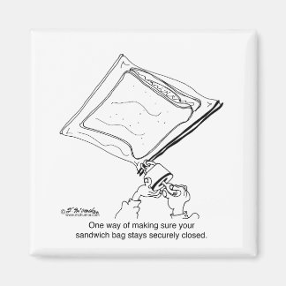 Sandwich Bag w/a Padlock Magnet