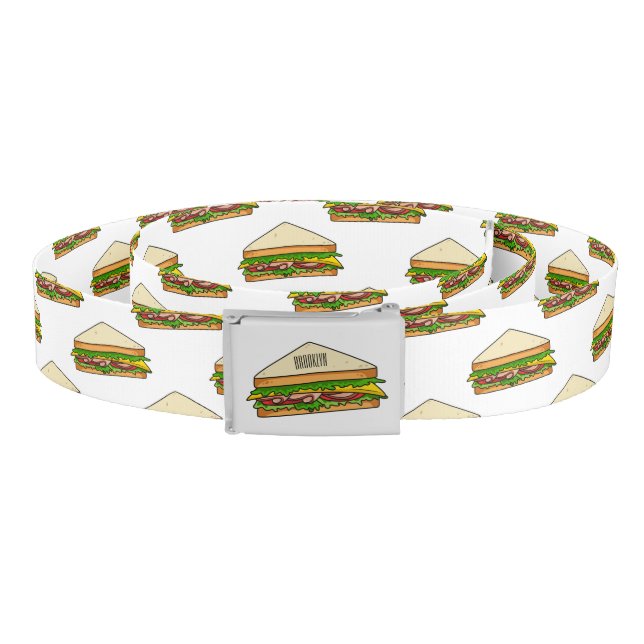 Sandwich cartoon illustration  belt (Coil)