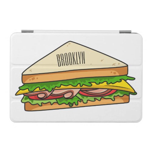 Sandwich cartoon illustration iPad mini cover