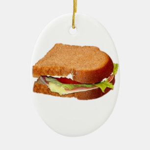 Sandwich Ceramic Ornament