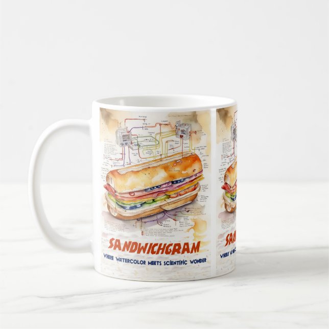 Sandwich  coffee mug (Left)