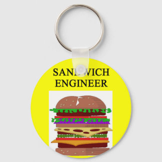 SANDWICH engineer joke Keychain