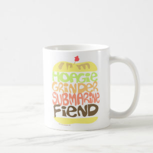Sandwich Fiend Fun Sub Sayings Lettered Coffee Mug