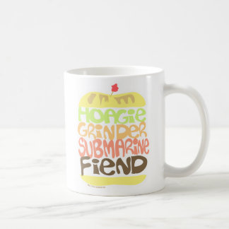 Sandwich Fiend Fun Sub Sayings Lettered Coffee Mug