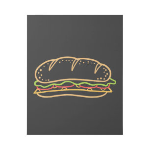 Sandwich Lining Gallery Wrap