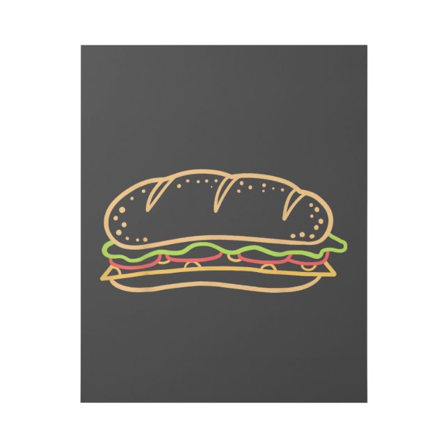Sandwich Lining Gallery Wrap (Front)