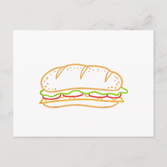 Sandwich Lining Postcard (Front)