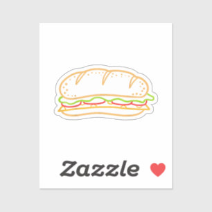 Sandwich Lining Sticker