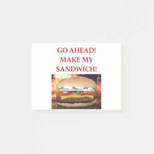 SANDWICH POST_IT NOTES