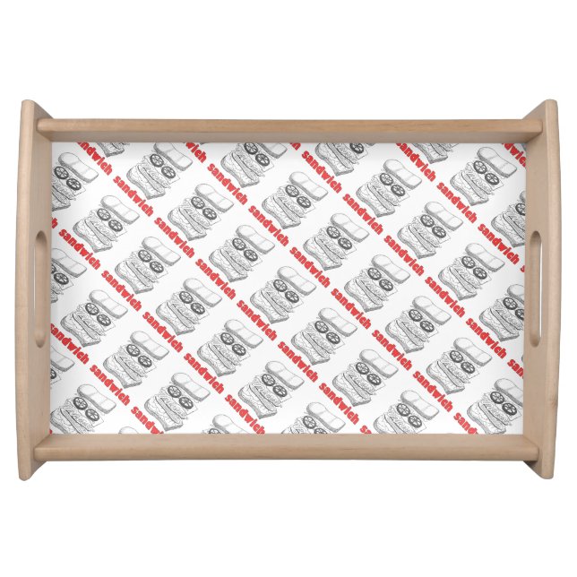 Sandwich Serving Tray (Front)