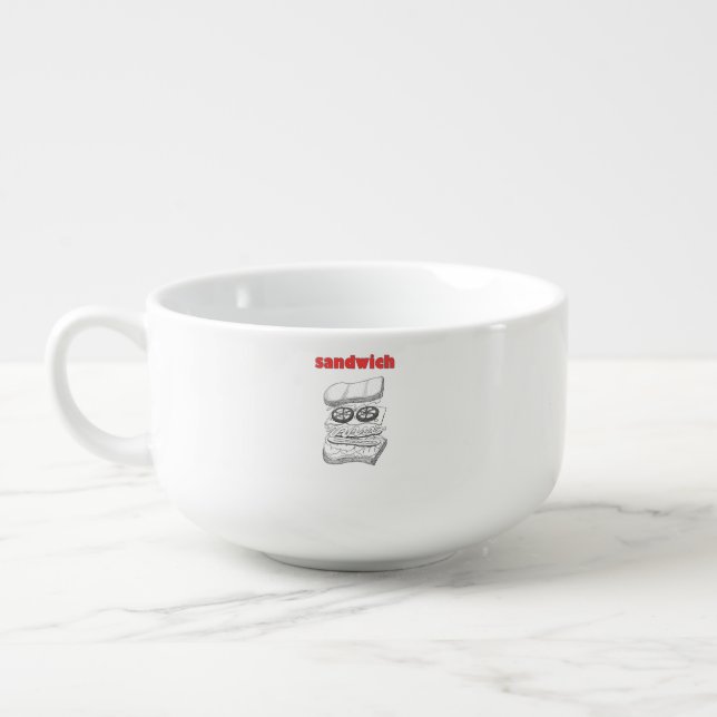 Sandwich Soup Mug (Right)