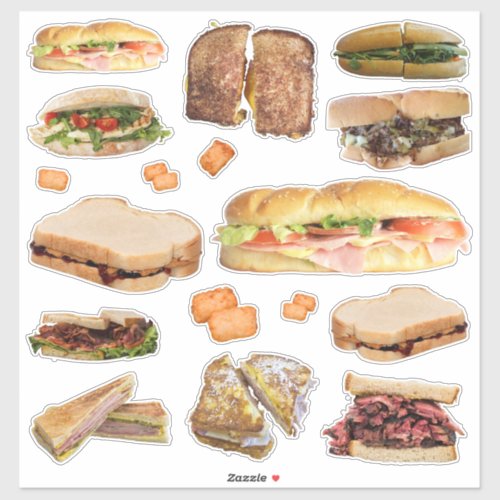 Sandwich Stickers