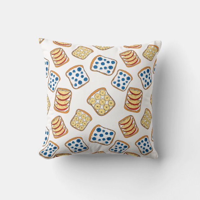 Sandwich Throw Pillow (Front)