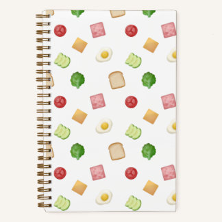 Sandwich White Notebook