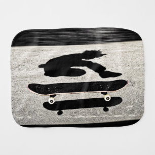 sandwiched skateboard burp cloth