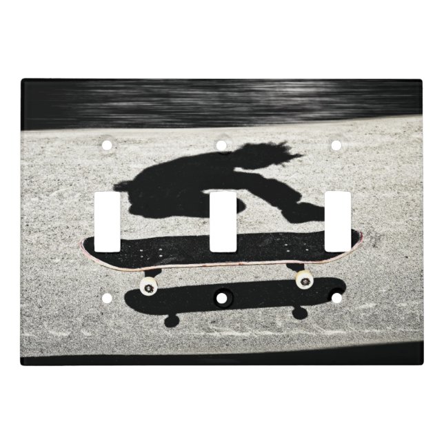 sandwiched skateboard light switch cover (Front)